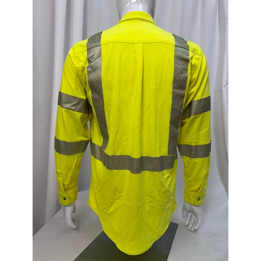 NEW!‎ LAKELAND ISH65DH29RT-LG Westex DH FR Shirt, Hi-Vis LG/TL - Picture 3 of 12